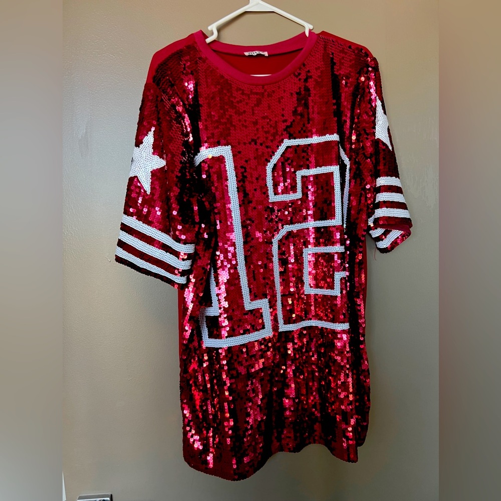 Sequin Game Day Dress 🏈